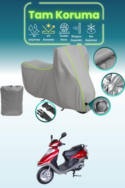 Dokaca Neo غطاء محرك متوافق مع غراي نيون قماش مجدّل كيلت أورورا فيستا 50، غطا...