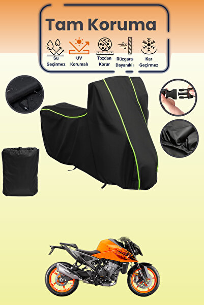 Dokaca Neo غطاء محرك متوافق مع KTM 990 Duke باللون الأسود النيون، غطاء حماية،...