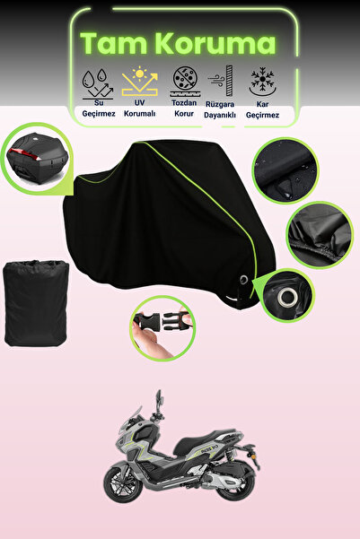 Dokaca Neo حقيبة خلفية وقفل أسود نيون قماش مجدّل متوافقة مع مونديال 125 ريسيف...