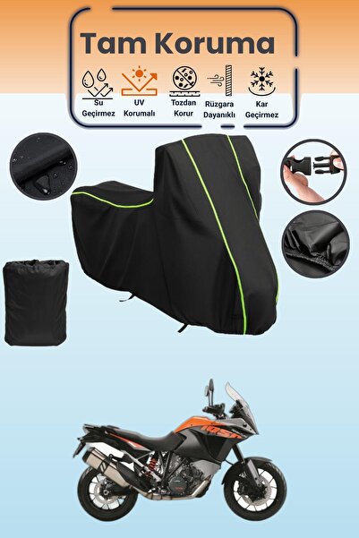 Dokaca Neo غطاء محرك متوافق مع دراجة نارية KTM 1050 Adventure باللون الأسود ا...