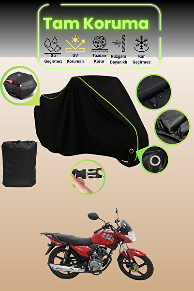 Dokaca Neo حقيبة خلفية وقفل أسود نيون قماش مجدّل متوافقة مع قماش دراجة نارية ...