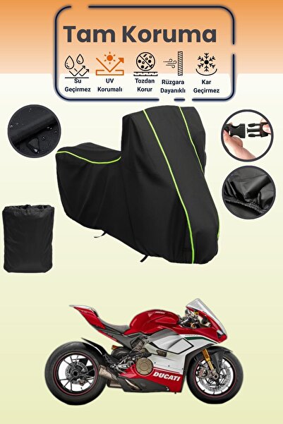 Dokaca Neo غطاء محرك متوافق مع دراجة دوكاتي بانيجالي V4 R باللون الأسود النيو...