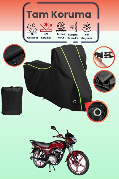 Dokaca Neo غطاء دراجة نارية متوافق مع أورورا AR 100-19 من نوع Black Neon قماش...