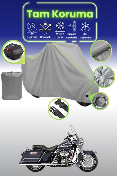 Dokaca Neo حقيبة خلفية رمادية نيون قماش مجدّل متوافقة مع حقيبة هارلي ديفيدسون...