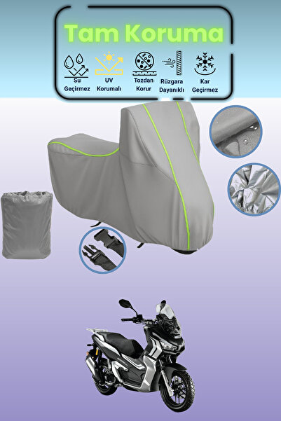 Dokaca Neo غطاء دراجة نارية متوافق مع Gray Neon قماش مجدّل Kuba Rubano 150، غ...