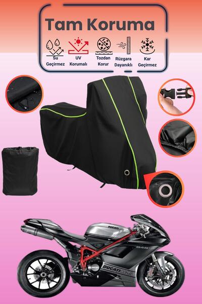 Dokaca Neo غطاء دراجة نارية متوافق مع دوكاتي 848 إيفو، غطاء واقي من ماركة Bla...