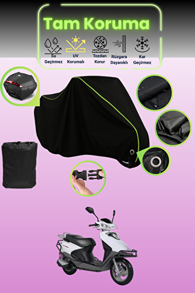 Dokaca Neo حقيبة خلفية سوداء نيون قماش مجدّل متوافقة مع Kuba XF 110، غطاء درا...