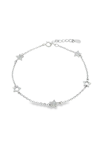 Bijuteria SORELLY Brățară din argint cu stele și pietre albe