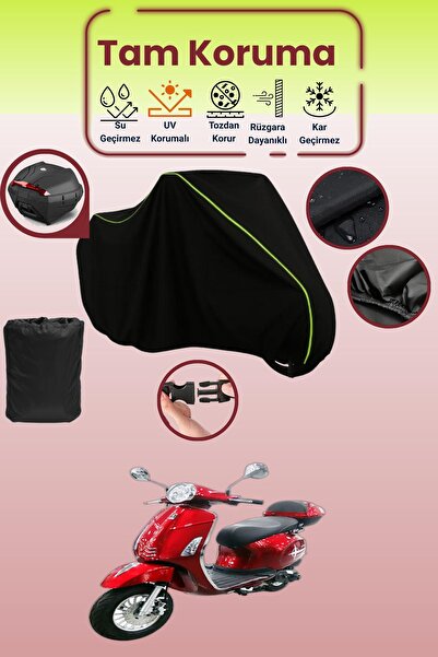 Dokaca Neo حقيبة خلفية باللون الأسود النيون قماش مجدّل متوافقة مع كينج موتور ...