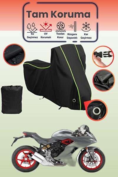 Dokaca Neo غطاء دراجة نارية متوافق مع دراجة دوكاتي سوبر سبورت، غطاء واقي من م...