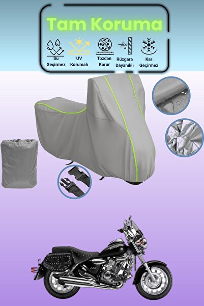 Dokaca Neo غطاء دراجة نارية رمادي نيون قماش مجدّل كوبا سوبرلايت 150 متوافق، غ...