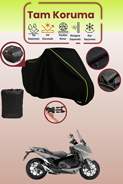 Dokaca Neo حقيبة خلفية باللون الأسود النيون قماش مجدّل متوافقة مع هوندا إن سي...