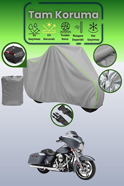 Dokaca Neo حقيبة خلفية باللون الرمادي النيون قماش مجدّل متوافقة مع هارلي ديفي...