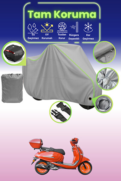 Dokaca Neo قماش دراجة نارية متوافق مع يوكي بيليني 125، متوافق مع قفل قماش مجد...