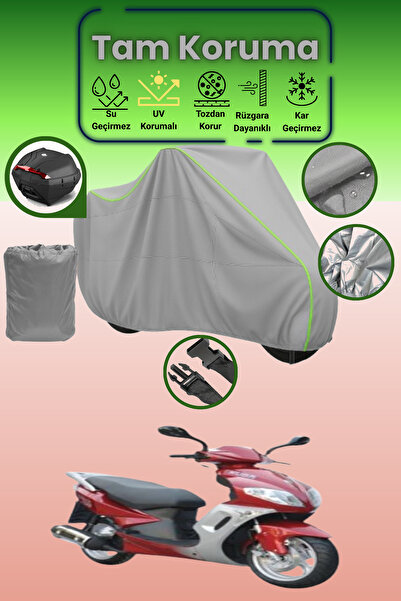 Dokaca Neo حقيبة خلفية رمادية نيون قماش مجدّل متوافقة مع كوبا أبريكوت 125، غط...