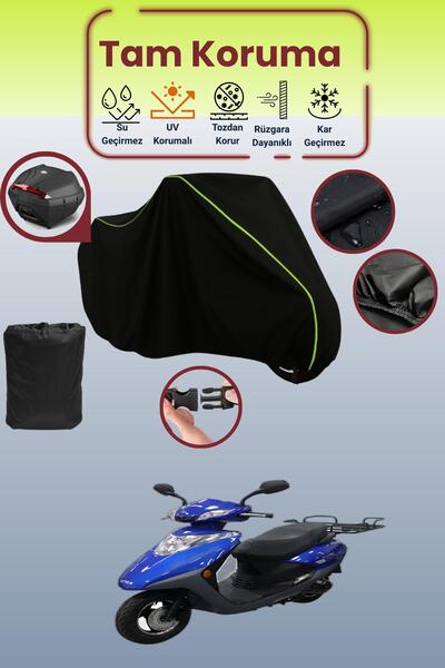 Dokaca Neo حقيبة خلفية باللون الأسود النيون قماش مجدّل متوافقة مع كينج موتور ...