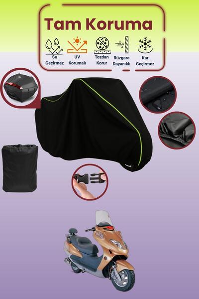 Dokaca Neo حقيبة خلفية باللون الأسود النيون قماش مجدّل متوافقة مع ستارة دراجة...