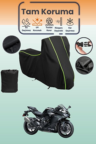Dokaca Neo غطاء محرك متوافق مع دراجة نارية كاواساكي نينجا ZX-4R قماش مجدّل با...