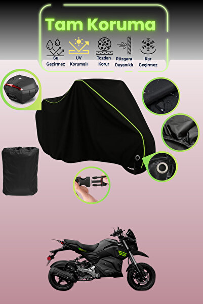 Dokaca Neo قماش دراجة نارية متوافق مع Yuki Hammer 50 باللون الأسود النيون قما...