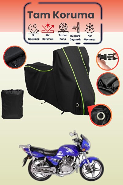 Dokaca Neo غطاء دراجة نارية متوافق مع كوبا SL150-9 من بلاك نيون قماش مجدّل كي...