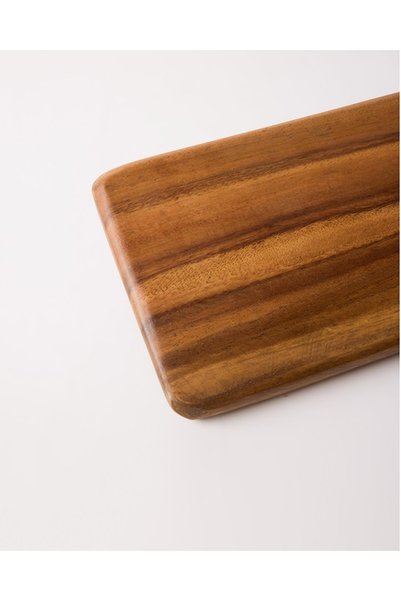 TUSE LIVING Selected Real Acacia Wood Presentation Board with Handle 40 cm