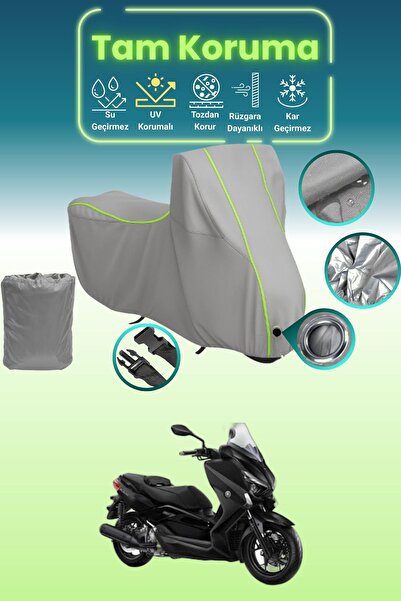 Dokaca Neo Gray Neon Corded Fabric Lock Compatible Yamaha X-Max 250 Iron Max ...