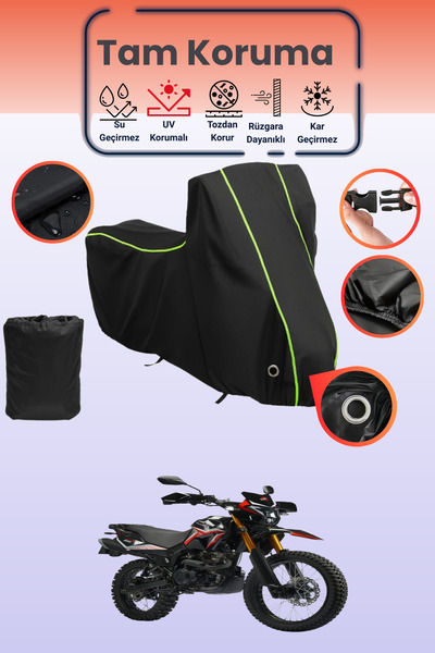 Dokaca Neo غطاء دراجة نارية متوافق مع موتولوكس كورتادو قماش مجدّل باللون الأس...