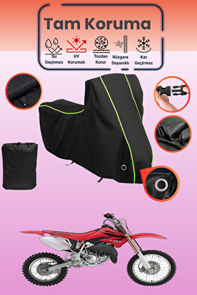 Dokaca Neo غطاء دراجة نارية متوافق مع هوندا CR 85، غطاء واقي من ماركة Black N...