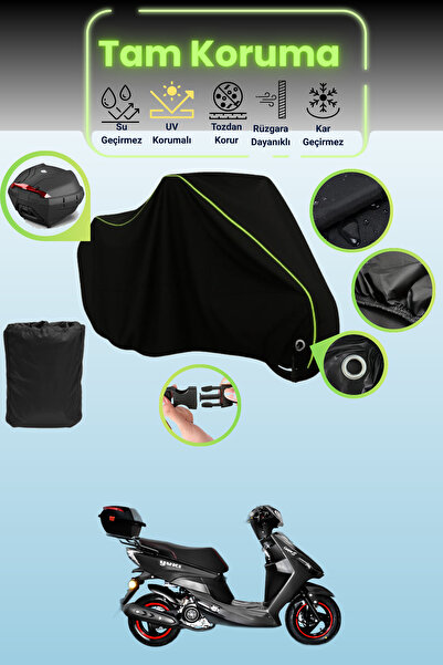 Dokaca Neo قماش دراجة نارية متوافق مع Yuki Casper S 50 باللون الأسود النيون ق...