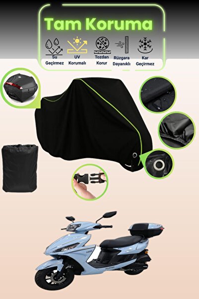 Dokaca Neo حقيبة خلفية وقفل أسود نيون قماش مجدّل متوافقة مع كينج موتور آريس 1...