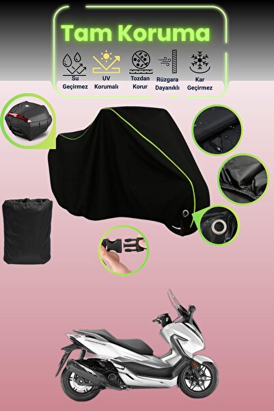 Dokaca Neo حقيبة خلفية وقفل أسود نيون قماش مجدّل متوافقة مع دراجة نارية هوندا...