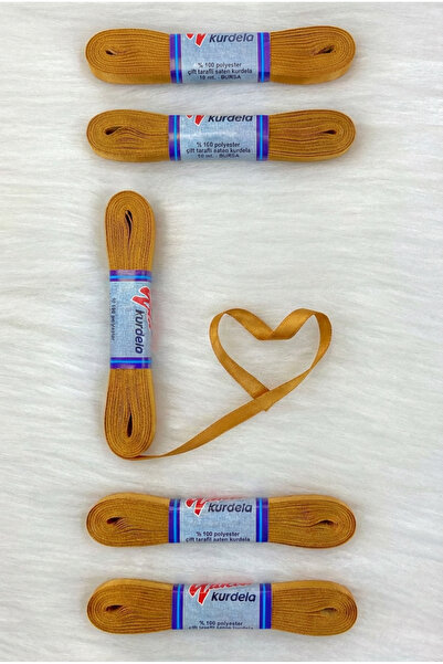 ZEYMERADE Tile Satin Ribbon 1 cm 10 Meters, Bohça Dowry Wedding Henna Circumcision Promise Special Day Gift Decoration