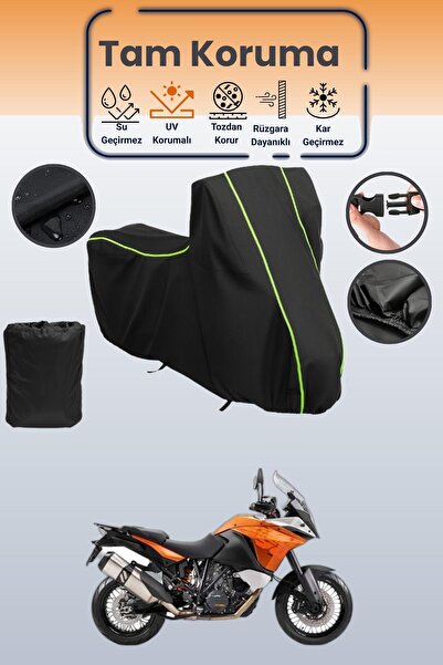 Dokaca Neo غطاء محرك متوافق مع دراجة نارية KTM 1190 Adventure باللون الأسود ا...