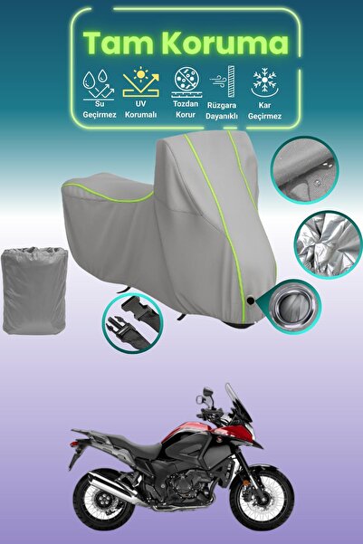 Dokaca Neo Grey Neon Corded Fabric Lock Compatible Honda Vfr 1200 X Crosstour...
