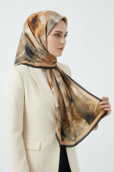 Akel Spring Scarf Pastel Floral Pattern New