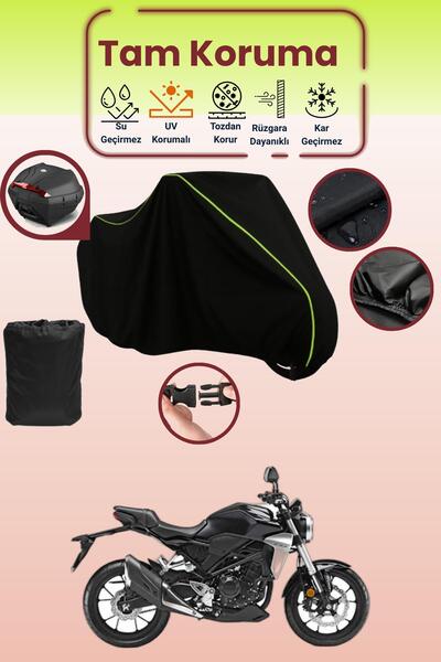 Dokaca Neo حقيبة خلفية باللون الأسود النيون قماش مجدّل متوافقة مع هوندا سي بي...