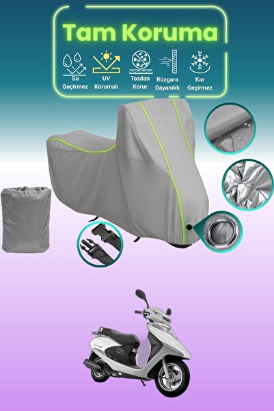 Dokaca Neo Gray Neon Corded Fabric Lock Compatible Honda Spacy 110 Alpha Comp...