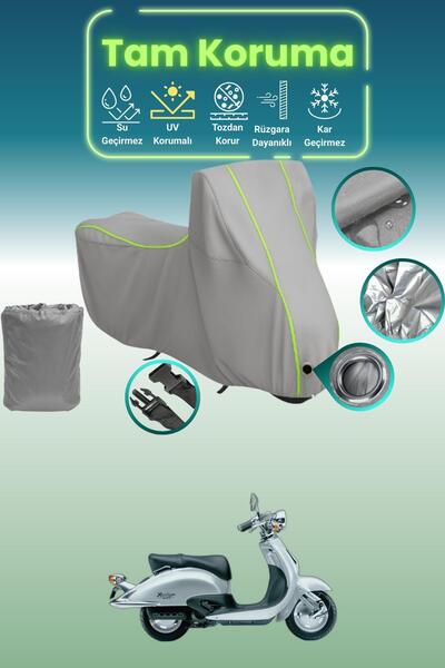 Dokaca Neo غطاء محرك متوافق مع هوندا شادو SRX قماش مجدّل باللون الرمادي النيو...