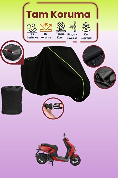 Dokaca Neo حقيبة خلفية باللون الأسود النيون قماش مجدّل متوافقة مع قماش الدراج...