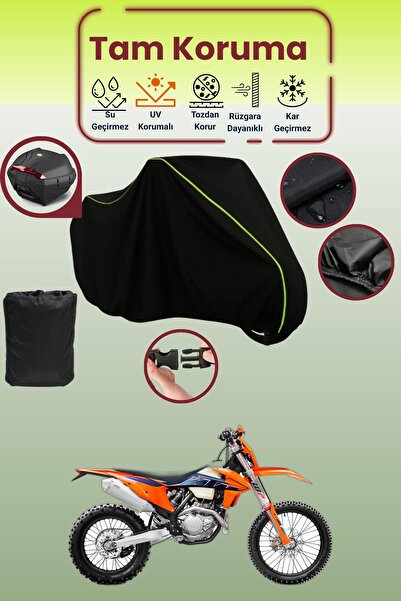 Dokaca Neo حقيبة خلفية باللون الأسود النيون قماش مجدّل متوافقة مع KTM 530 EXC...