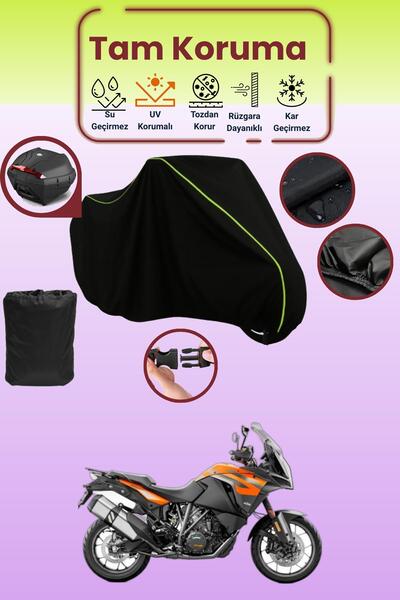 Dokaca Neo حقيبة خلفية باللون الأسود النيون قماش مجدّل متوافقة مع KTM 1290 Su...