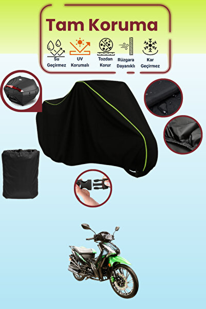 Dokaca Neo Black Neon Corded Fabric Rear Bag Compatible Arora Smart 100 Compa...