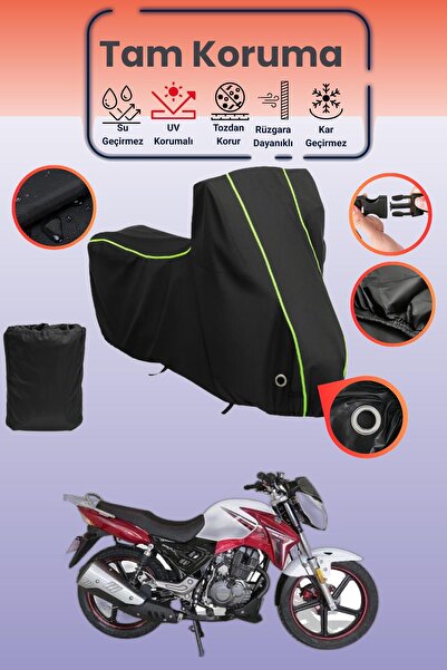 Dokaca Neo غطاء دراجة نارية متوافق مع أورورا AR 185-16 من نوع Black Neon قماش...