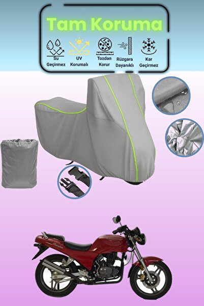 Dokaca Neo غطاء دراجة نارية رمادي نيون قماش مجدّل كانوني فريدوم 200 متوافق، غ...