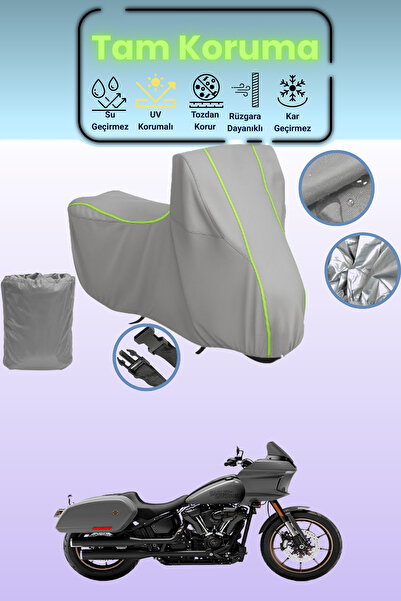 Dokaca Neo غطاء دراجة نارية متوافق مع دراجة نارية هارلي ديفيدسون قماش مجدّل ب...