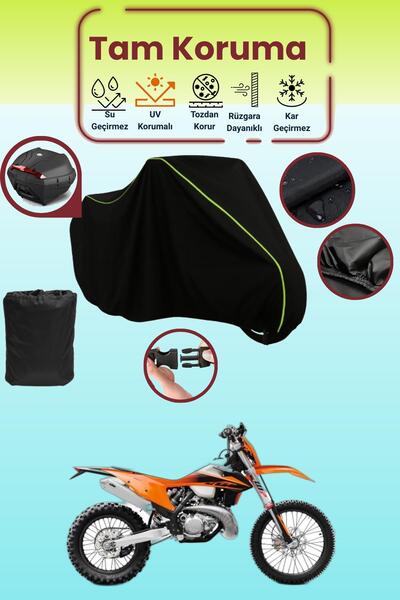 Dokaca Neo حقيبة خلفية باللون الأسود النيون قماش مجدّل متوافقة مع KTM 300 EXC...