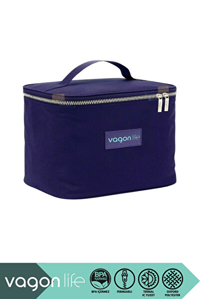 Vagonlife Термоізольований термос розміром 22x15,5x16,5 см з кишенями з оксфо...