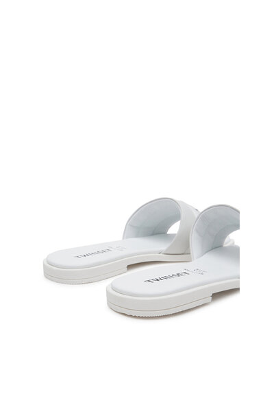 TWINSET unisex flip-flops Ice