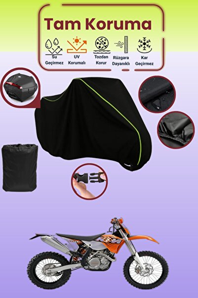 Dokaca Neo حقيبة خلفية باللون الأسود النيون قماش مجدّل متوافقة مع KTM 400 SXC...