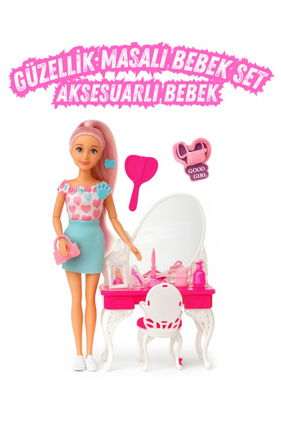 welcomein Kutulu 29 cm Güzellik Masalı Bebek Seti Aksesuarlı Kız Çocuk Oyunca...